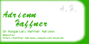 adrienn haffner business card